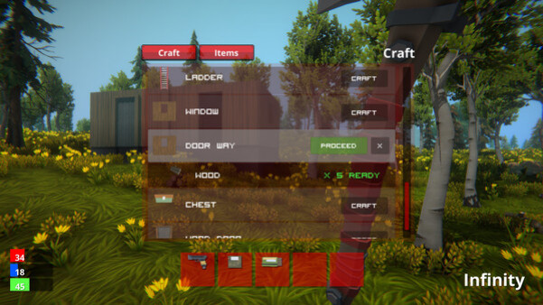 Игра Polygon Survival, скриншот