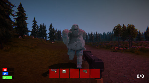 Игра Polygon Survival, скриншот