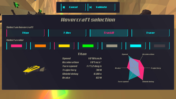 Игра PolyRace, скриншот