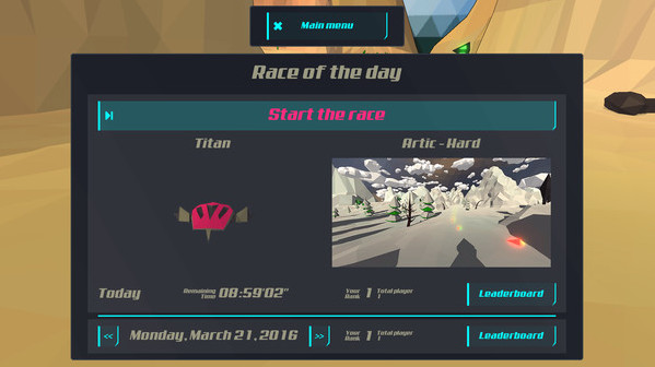 Игра PolyRace, скриншот