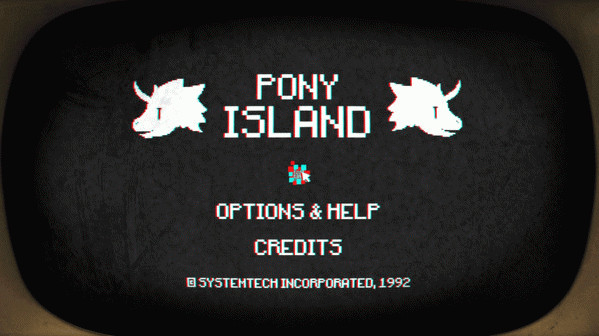 Игра Pony Island, скриншот