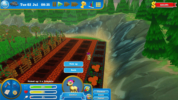 Игра Pony World 3, скриншот