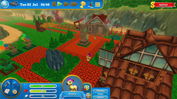 Игра Pony World 3, скриншот
