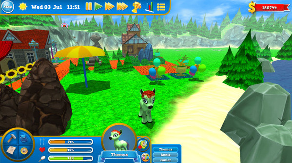 Игра Pony World 3, скриншот