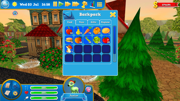 Игра Pony World 3, скриншот