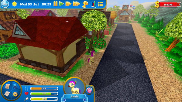 Игра Pony World 3, скриншот