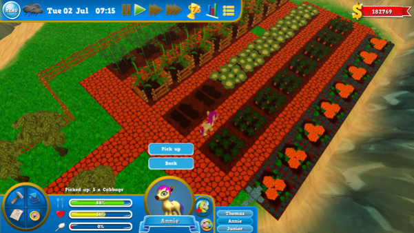 Игра Pony World 3, скриншот