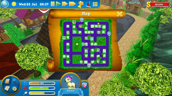 Игра Pony World 3, скриншот