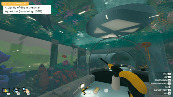 Игра Pool Cleaning Simulator, скриншот