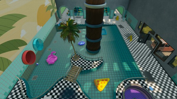 Игра Pool Cleaning Simulator, скриншот