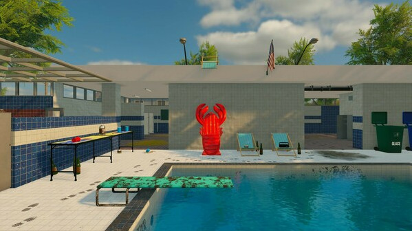 Игра Pool Cleaning Simulator, скриншот
