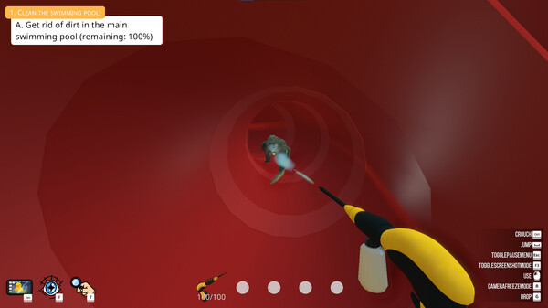 Игра Pool Cleaning Simulator, скриншот