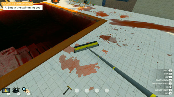 Игра Pool Cleaning Simulator, скриншот