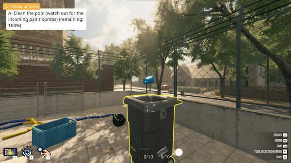 Игра Pool Cleaning Simulator, скриншот