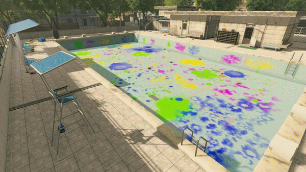 Игра Pool Cleaning Simulator, скриншот