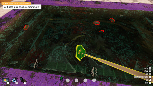 Игра Pool Cleaning Simulator, скриншот