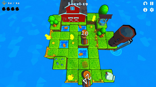 Игра Pop and Chicks, скриншот