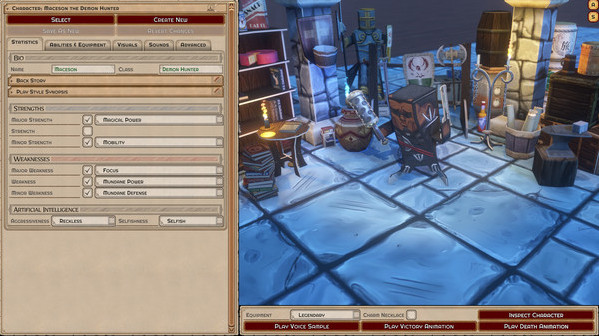 Игра Popup Dungeon, скриншот