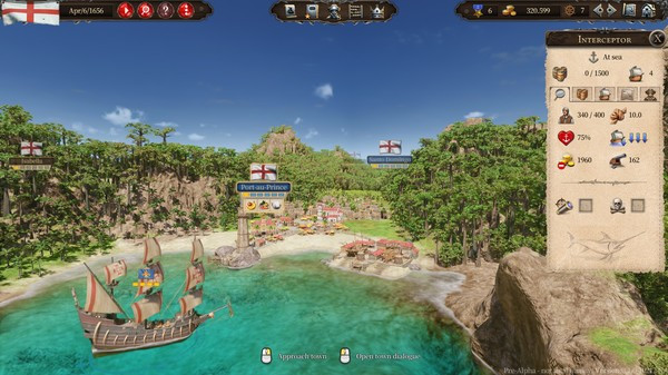 Игра Port Royale 4, скриншот