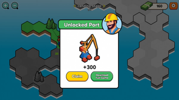 Игра Port Shipping Tycoon, скриншот