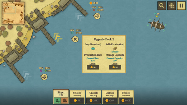 Игра Port Trader, скриншот