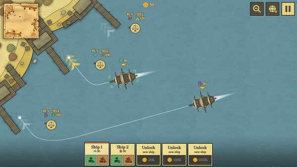 Игра Port Trader, скриншот