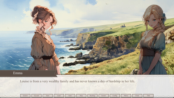 Игра Portrait of a Cornish Woman, скриншот