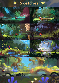 Игра Potata: Fairy Flower - Digital Artbook, скриншот