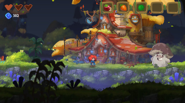 Игра Potata: fairy flower, скриншот