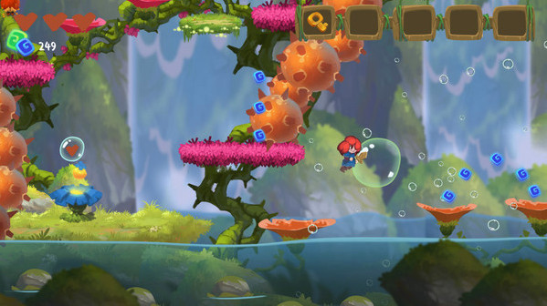 Игра Potata: fairy flower, скриншот