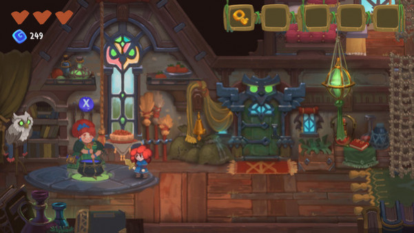 Игра Potata: fairy flower, скриншот