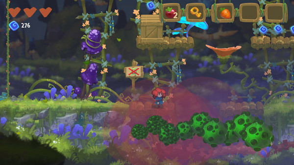 Игра Potata: fairy flower, скриншот