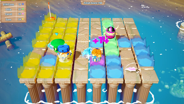 Игра Potato Arena, скриншот
