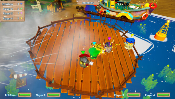 Игра Potato Arena, скриншот