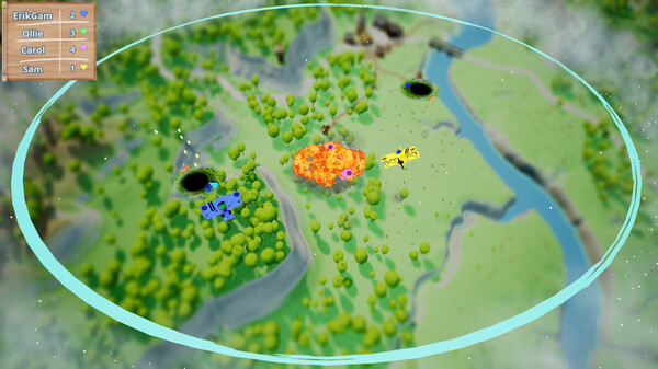 Игра Potato Arena, скриншот