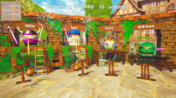 Игра Potato Arena, скриншот