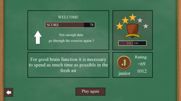 Игра Power Brain Trainer, скриншот