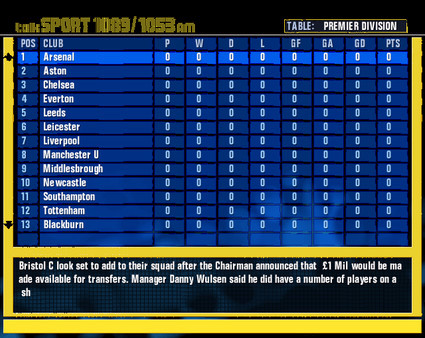 Игра Premier Manager 03/04, скриншот