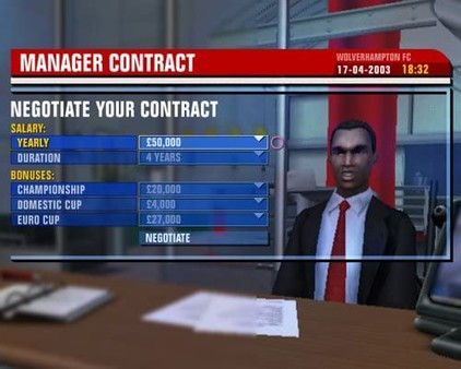 Игра Premier Manager 03/04, скриншот