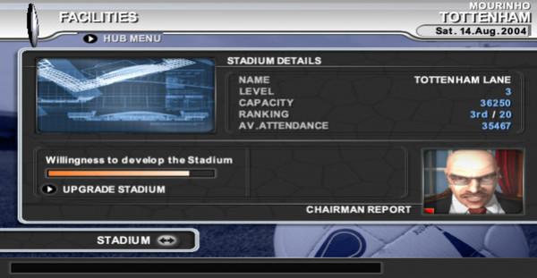 Игра Premier Manager 04/05, скриншот