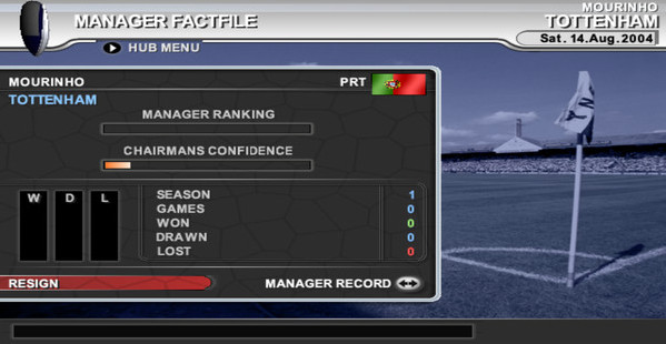 Игра Premier Manager 04/05, скриншот