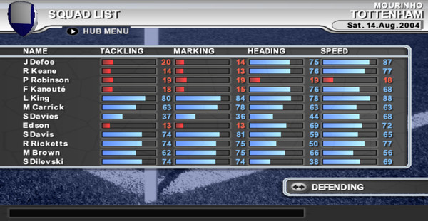 Игра Premier Manager 04/05, скриншот