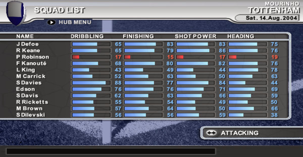 Игра Premier Manager 04/05, скриншот