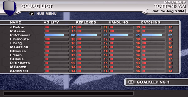 Игра Premier Manager 04/05, скриншот