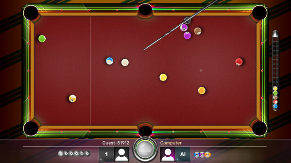 Игра Premium Pool Arena, скриншот