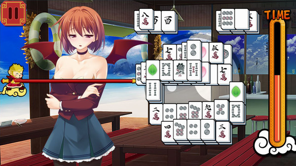 Игра Pretty Girls Mahjong Solitaire, скриншот