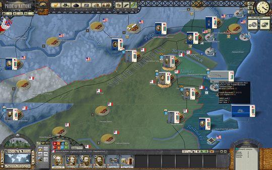 Игра Pride of Nations: American Civil War 1862, скриншот