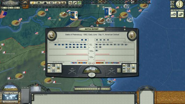 Игра Pride of Nations: American Civil War 1862, скриншот