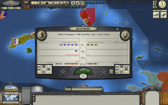 Игра Pride of Nations: Spanish-American War 1898, скриншот