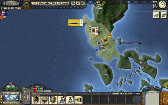 Игра Pride of Nations: Spanish-American War 1898, скриншот